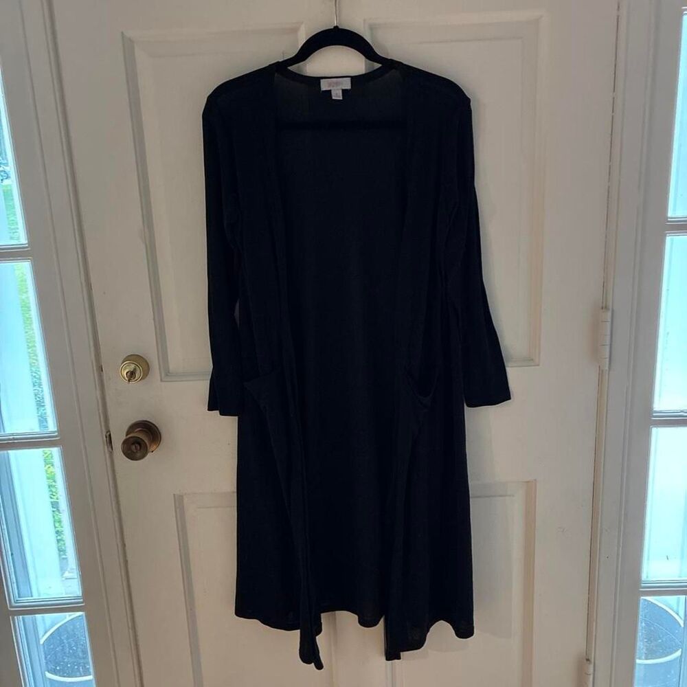 Lularoe Black Duster Cardigan